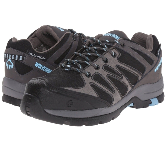 Wolverine Fletcher Waterproof Hiker Grey Blue 7 - Picture 13 of 13